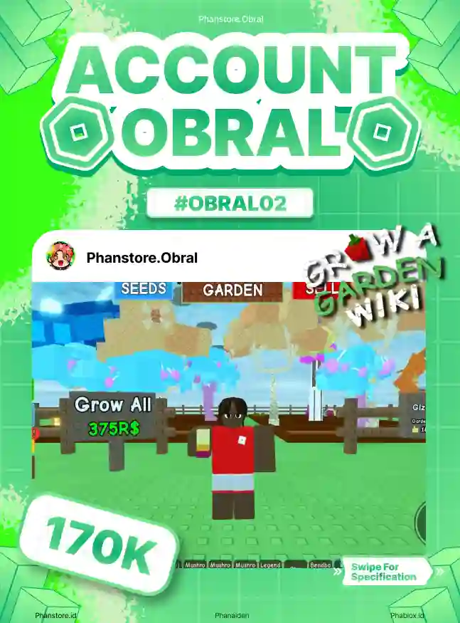 GROW A GARDEN (3 CANDY BLOSSOM + 3 BONE BLOSSOM)  Murah