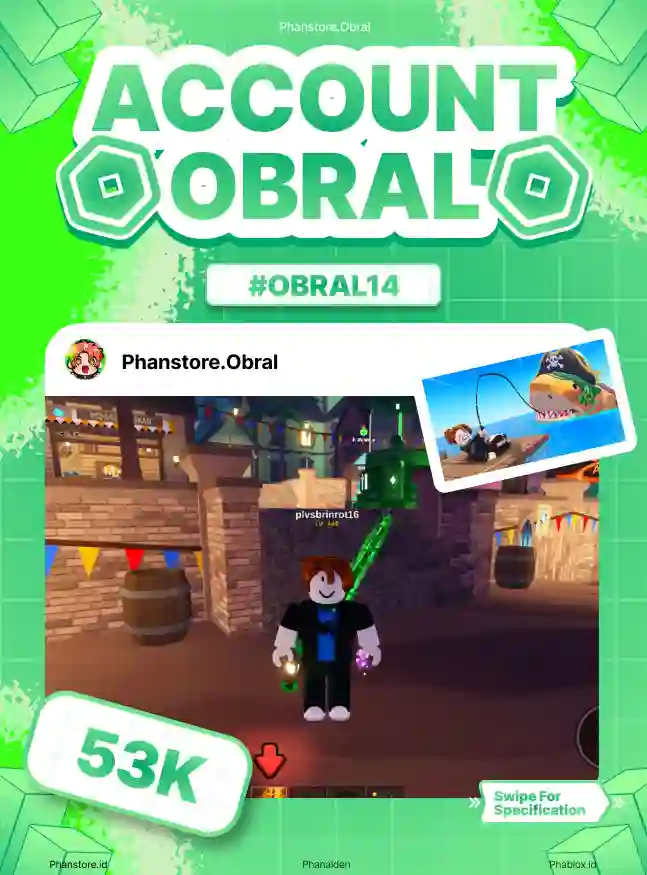 FISH IT (ELEMENTAL + COIN 21.55M)  Murah