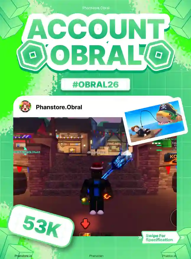 FISH IT (ELEMENTAL + BAMBOO + 1M)  Murah