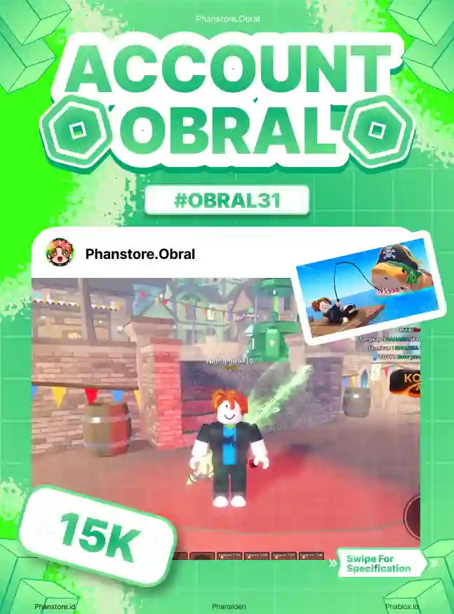 FISH IT (GHOSTFINN + COIN 3M)  Murah