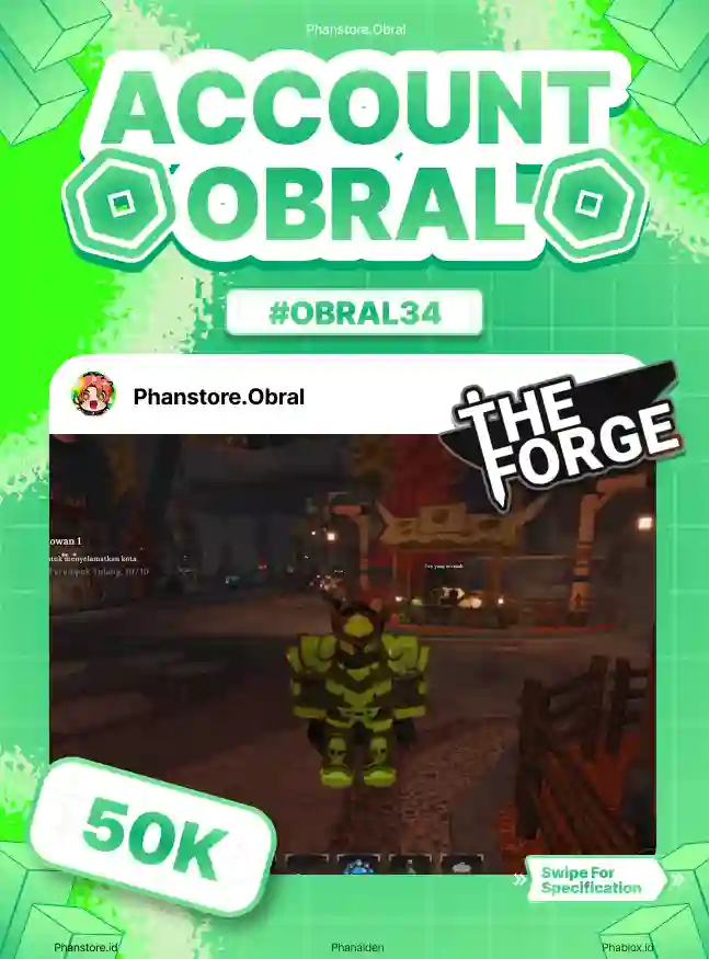 THE FORGE (DEMONIC + ARCANE PICKAXE)  Murah