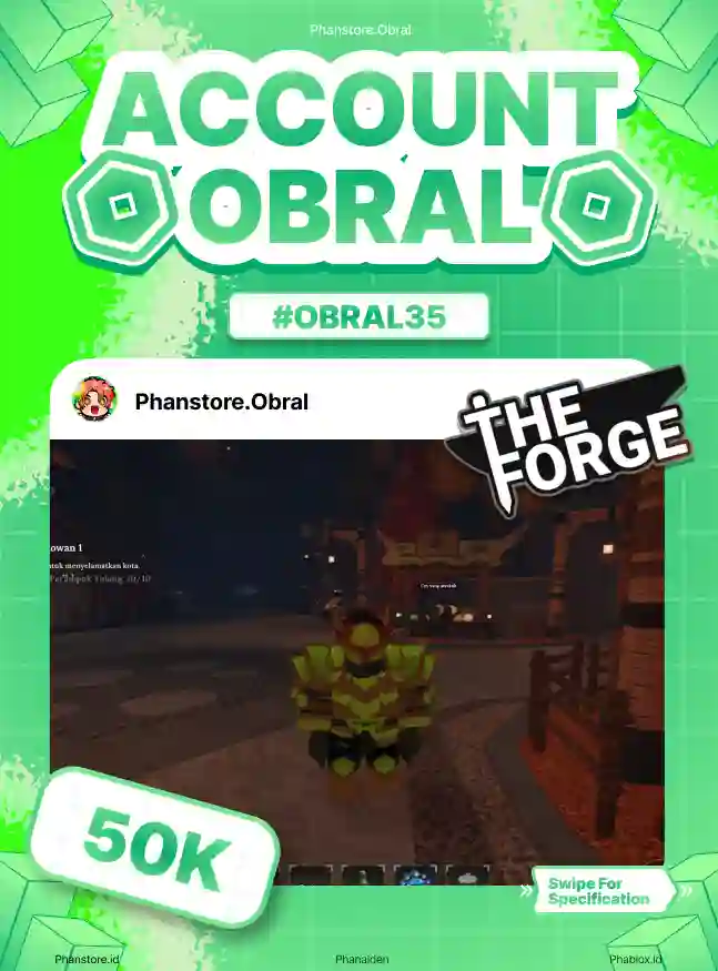 THE FORGE (DEMONIC + ARCANE PICKAXE)  Murah