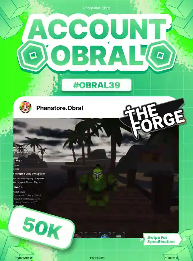 THE FORGE (DEMONIC + ARCANE PICKAXE)  Murah