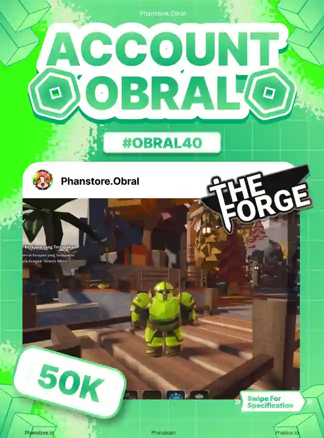 THE FORGE (DEMONIC + ARCANE PICKAXE)  Murah