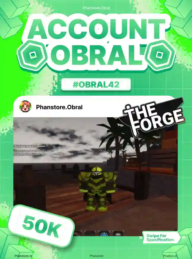 THE FORGE (DEMONIC + ARCANE PICKAXE)  Murah