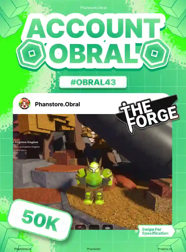 THE FORGE (DEMONIC + ARCANE PICKAXE)  Murah