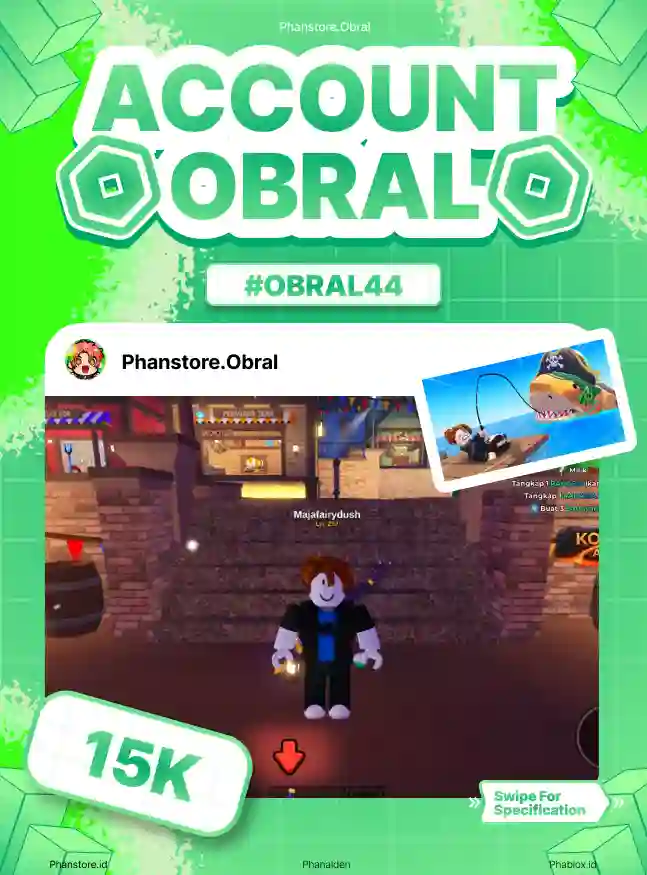 FISH IT (GHOSTFINN + COIN 1M)  Murah