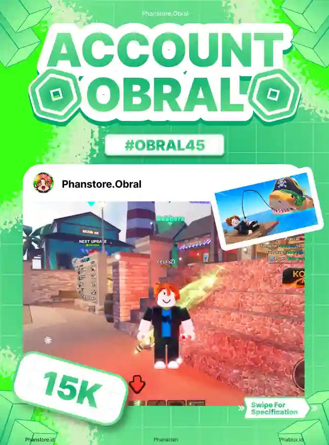 FISH IT (GHOSTFINN + ARES + 3M )  Murah