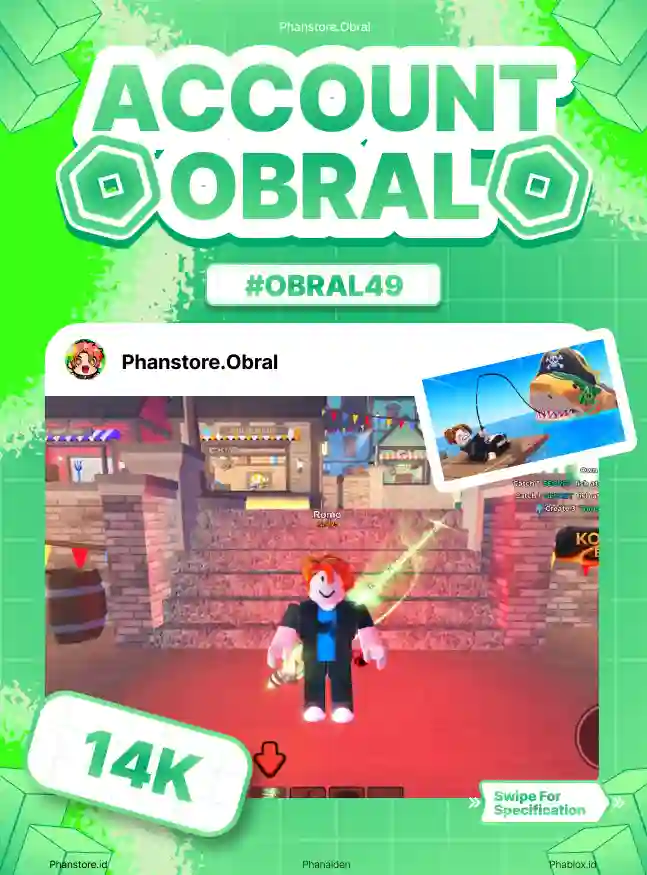 FISH IT (GHOSTFINN + COIN 1.17M)  Murah