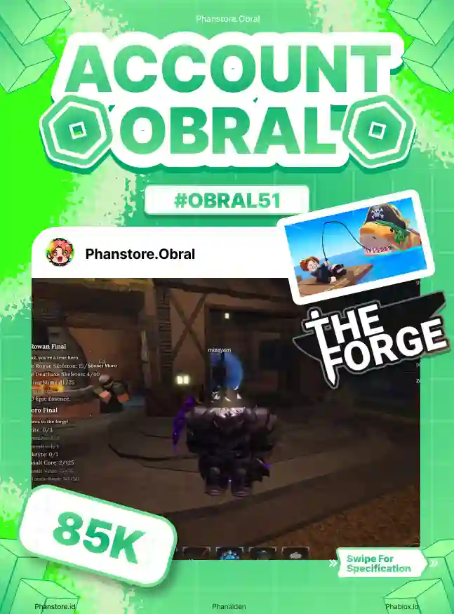 FISH IT + THE FORGE (GAMEPASS MUTATION + ADVANCED LUCK + DOUBLE XP)  Murah