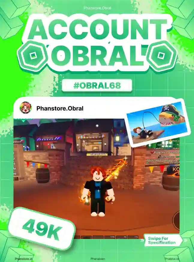 FISH IT (ELEMENTAL + BAMBOO + 3M)  Murah