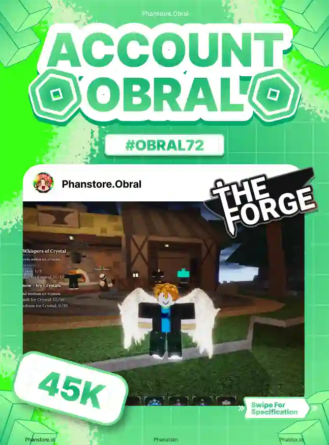 THE FORGE (LONG SWORD + SNOW PICKAXE + DEMONIC PICKAXE)  Murah