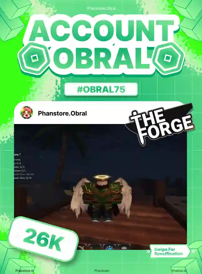 THE FORGE (ARCANE PICKAXE)  Murah