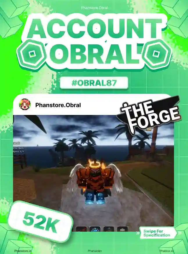 THE FORGE ( DEMONITE + ARCANE PICKAXE + RACE ANGEL)  Murah