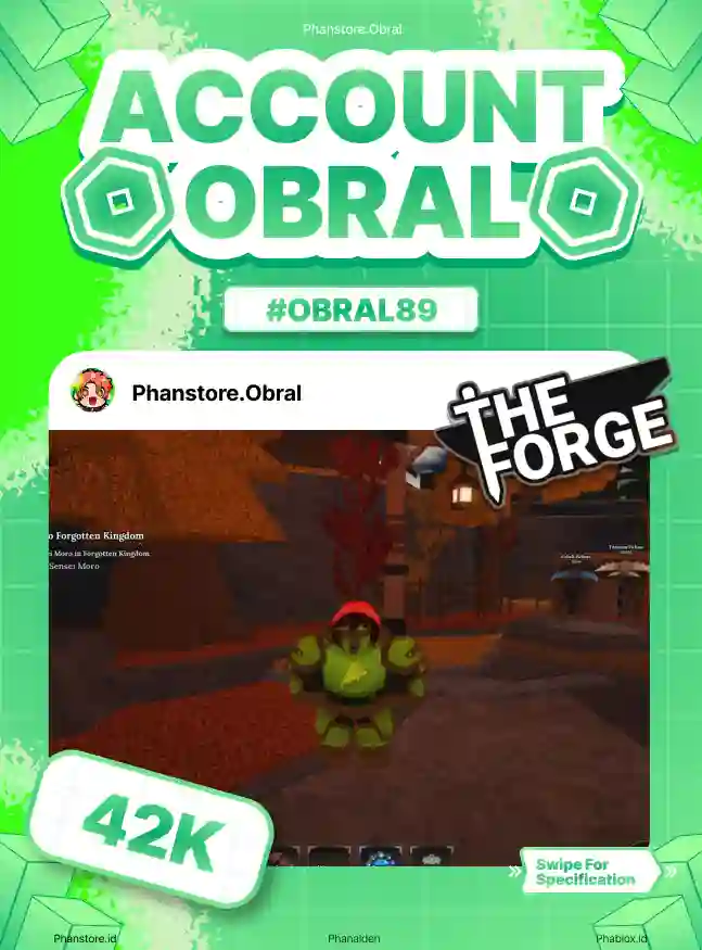 THE FORGE (DEMONIC + ARCANE PICKAXE + RACE DEMON)  Murah