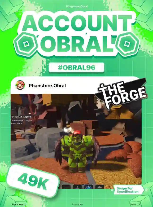 THE FORGE (DEMONIC + RACE DEMON + ARCANE PICKAXE)  Murah