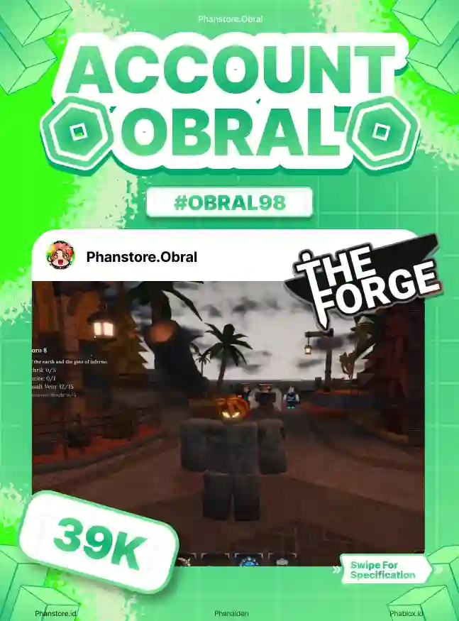 THE FORGE (DEMONIC + ARCANE + MAGMA PICKAXE)  Murah