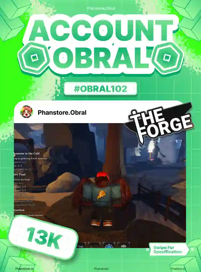 THE FORGE (DEMONIC PICKAXE + RACE DEMON)  Murah