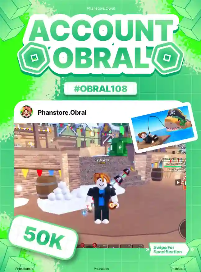 FISH IT (ELEMENTAL + COIN 50M)  Murah