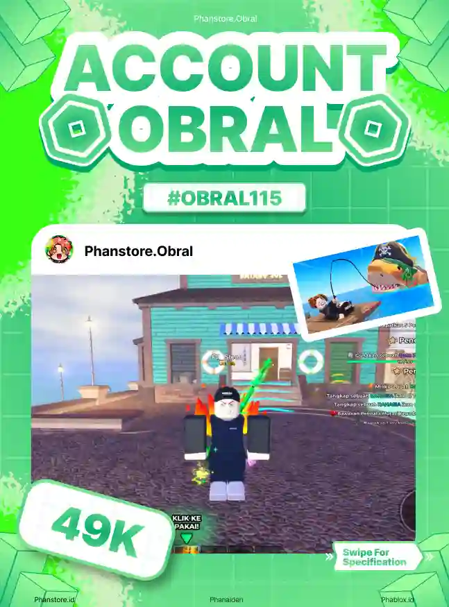 FISH IT (ELEMENTAL + COIN 1.58M)  Murah