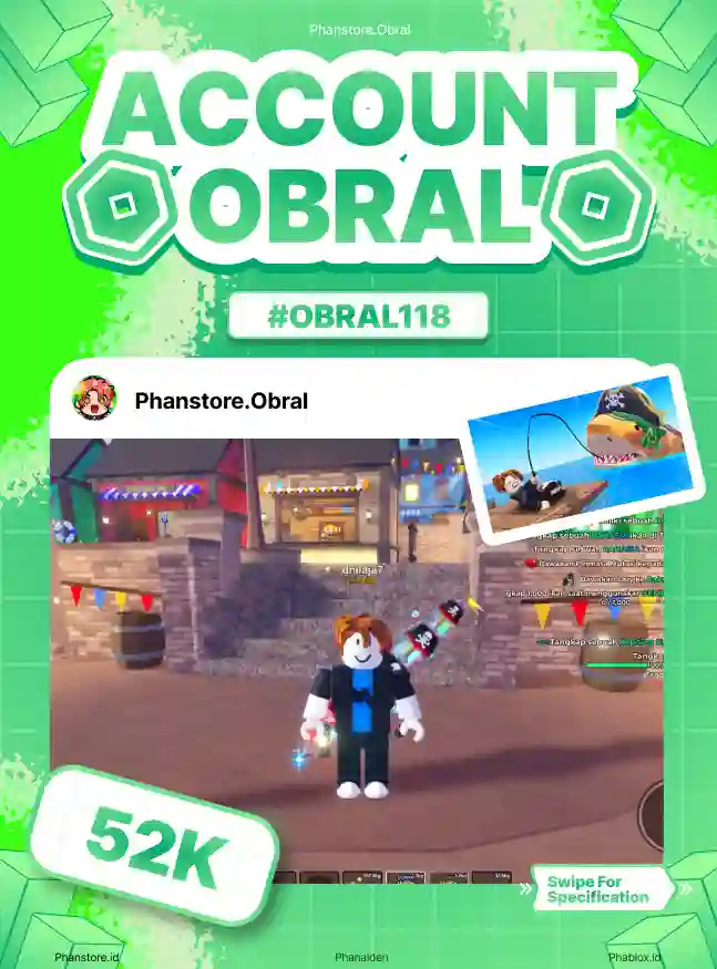 FISH IT (ELEMENTAL + LV 609)  Murah