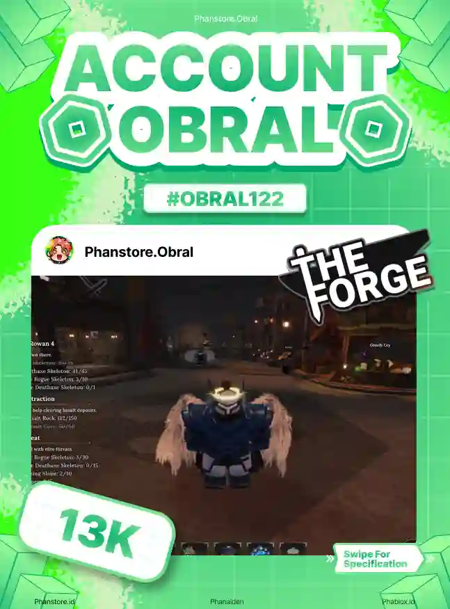 THE FORGE (RACE ANGEL + LV 43)  Murah