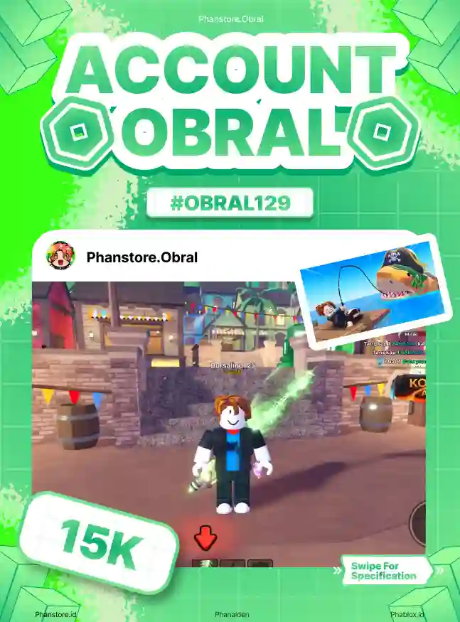 FISH IT (GHOSTFINN + FLORAL + 10M)  Murah