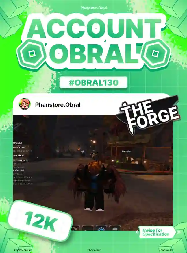 THE FORGE (RACE DEMON + ARCANE PICKAXE)  Murah