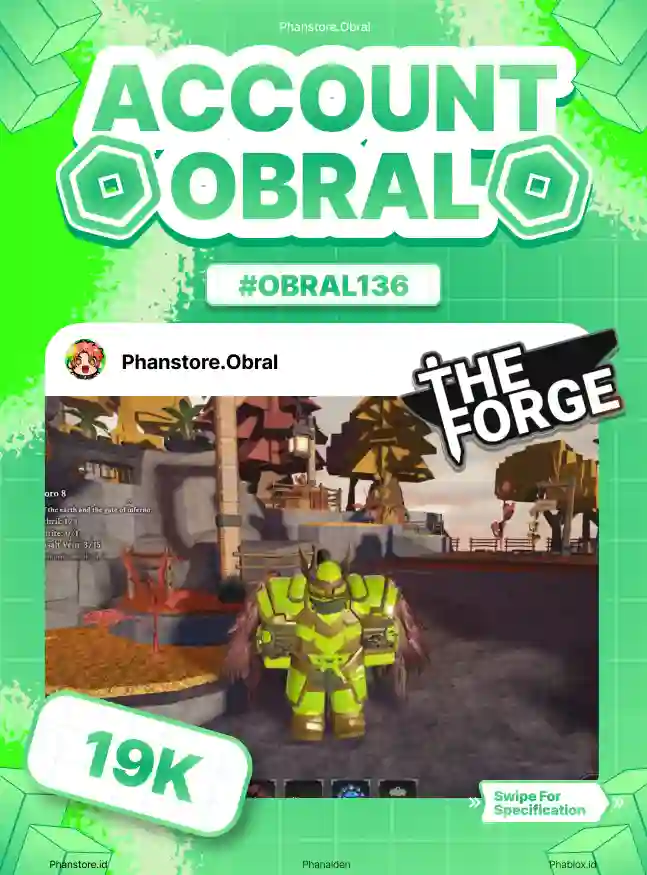 THE FORGE (DEMONIC PICKAXE + RACE DEMON+ ARCANE PICKAXE)  Murah