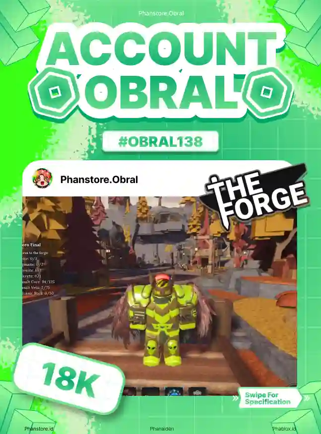 THE FORGE (DEMONIC + ARCANE PICKAXE + DEMON RACE)  Murah