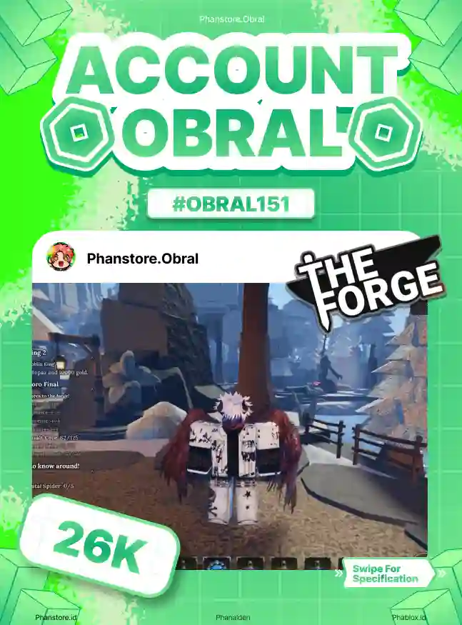 THE FORGE (DEMONIC PICKAXE  + RACE DEMON + ARCANE PICKAXE)  Murah