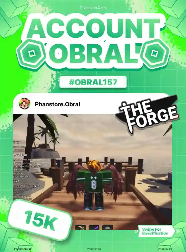 THE FORGE (ARCANE PICKAXE + RACE  DEMON)  Murah