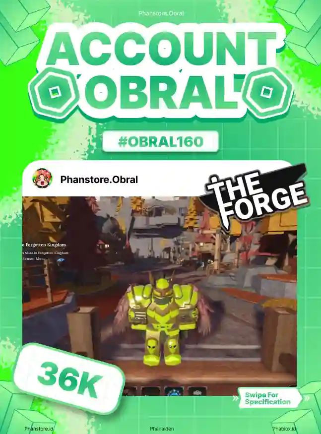 THE FORGE (DEMONIC + ARCANE PICKAXE + RACE ARCHANGEL + DEMON)  Murah