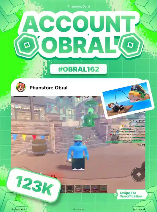 FISH IT (ELEMENTAL + LV 985)  Murah