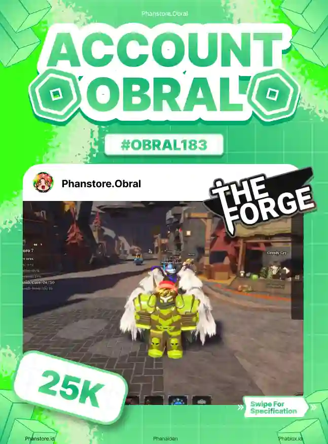 THE FORGE (DEMONIC + ARCANE PICKAXE + ANGEL)  Murah