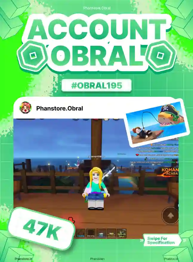 FISH IT (ELEMENTAL + BAMBOO + WORM FRIEND)  Murah