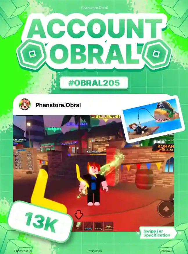 FISH IT (GHOSTFINN + COIN 2M + CORRUPT)  Murah