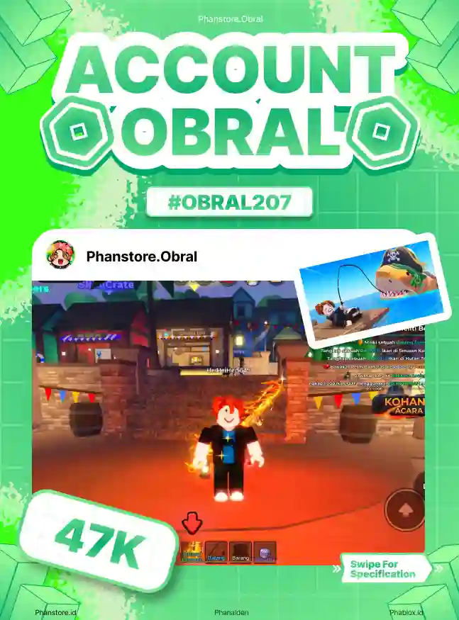 FISH IT (ELEMENTAL + LV 597)  Murah