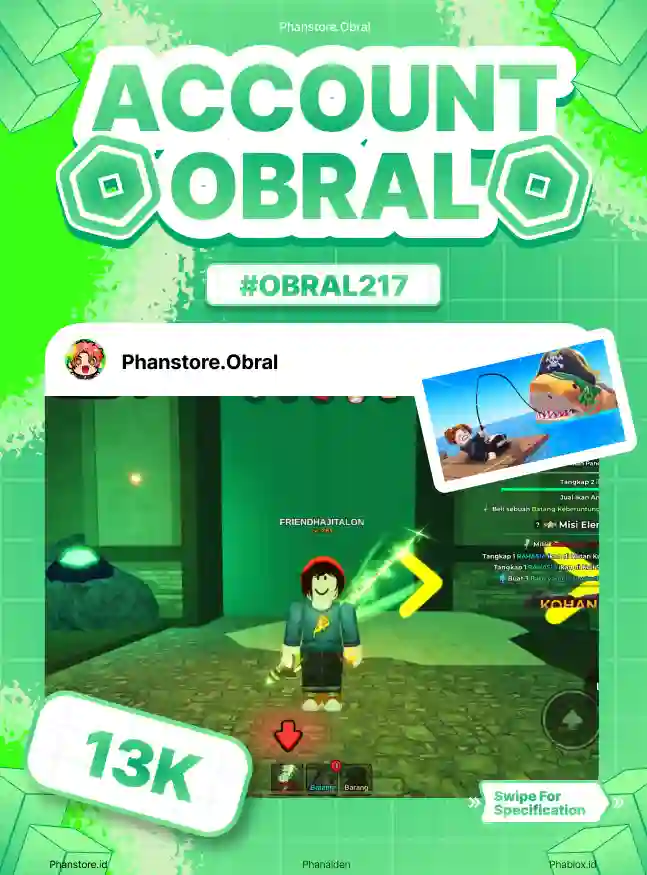 FISH IT (GHOSTFINN + COIN 660)  Murah