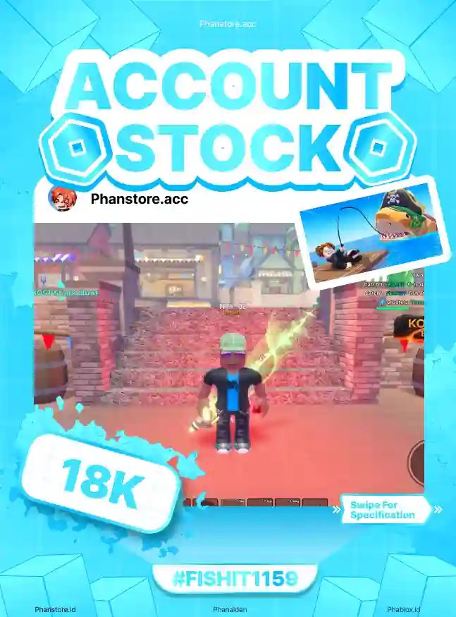 FISH IT (GHOSTFINN + COIN 253K)  Murah