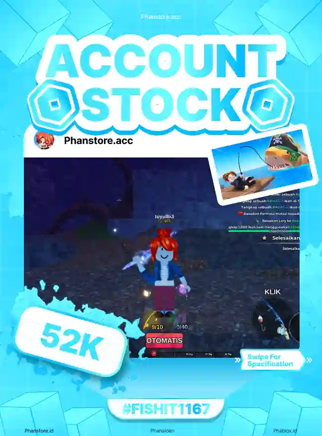 FISH IT (ELEMENTAL + LV 403)  Murah