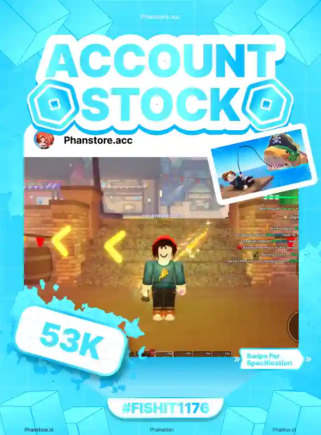 FISH IT (ELEMENTAL + LV 429)  Murah