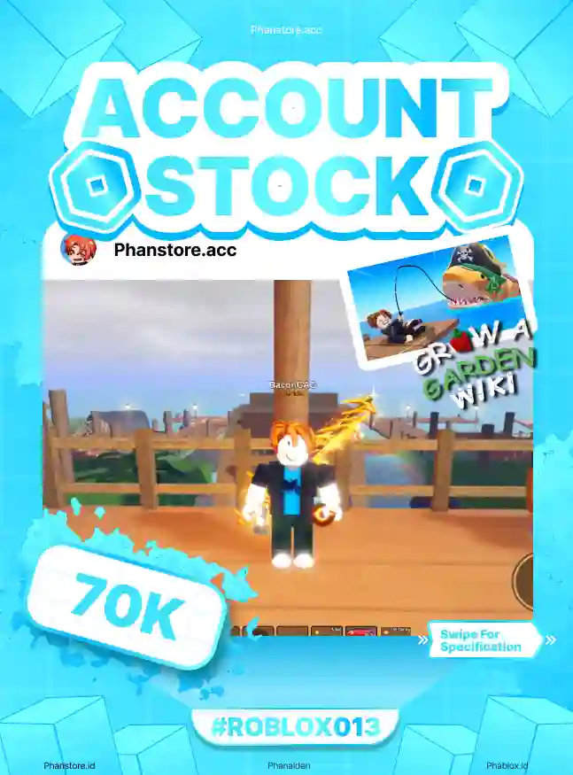 FISH IT + GAG (ELEMENTAL + LV 1316 + 301M) (PANCAKE STACK 2)  Murah