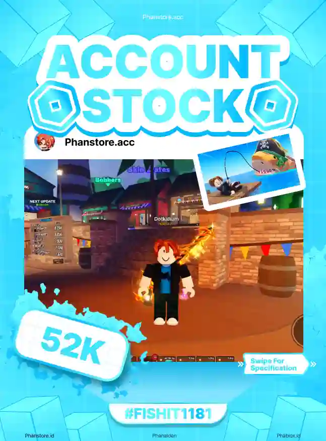 FISH IT (ELEMENTAL + LV 1301)  Murah