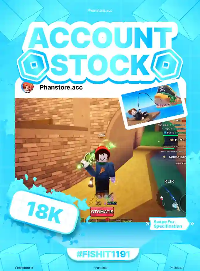 FISH IT (GHOSTFINN + FLORAL + 4M)  Murah