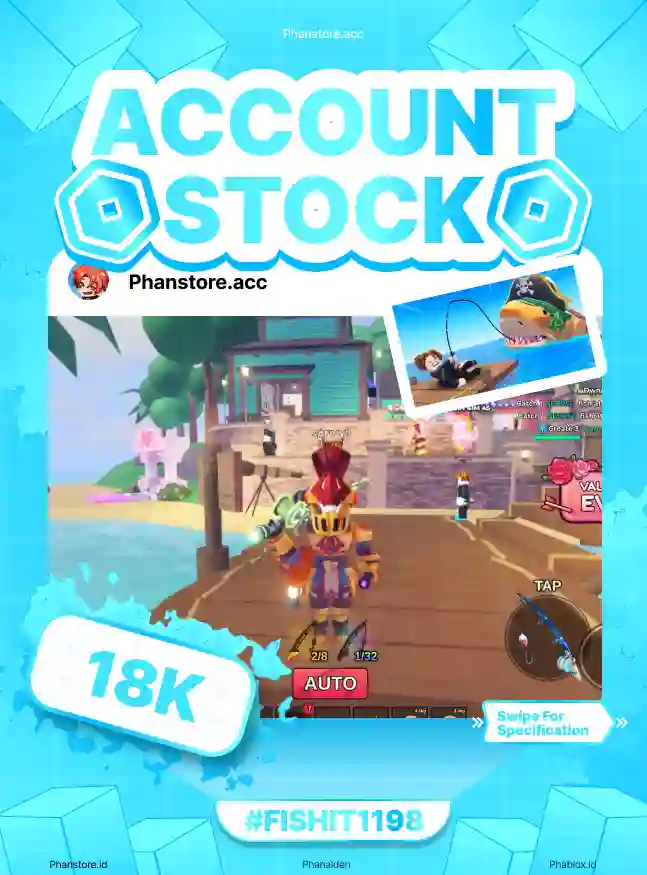 FISH IT (GHOSTFINN + COIN 1M + PURPLE MOON)  Murah